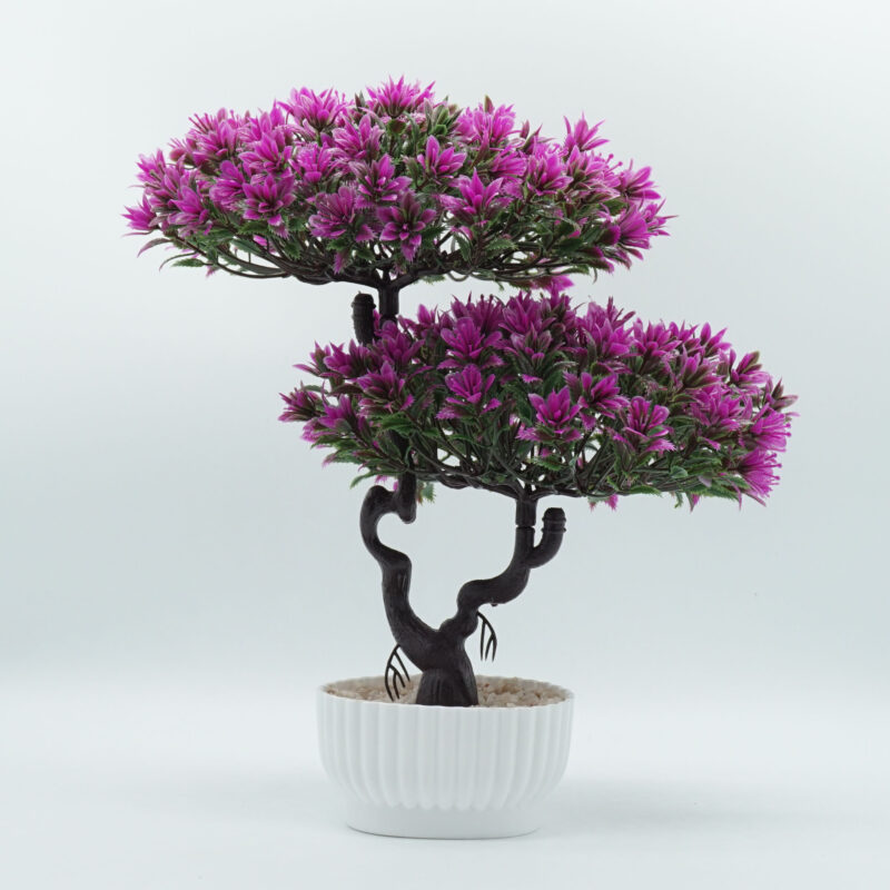 Potted Artificial Flowers - Elegant Table Decoration for Home & Office 