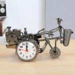 Creative Retro Tractor Model Alarm Clock - Vintage Farmhouse Desk & Living Room Decor 