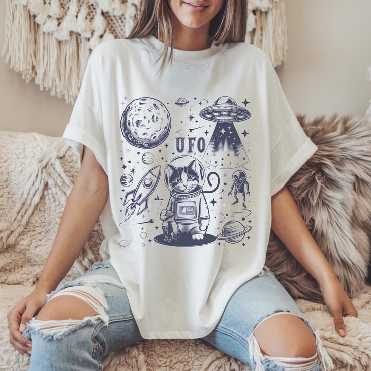 UFO Cat T-Shirt: Bring the Universe to Your Closet!