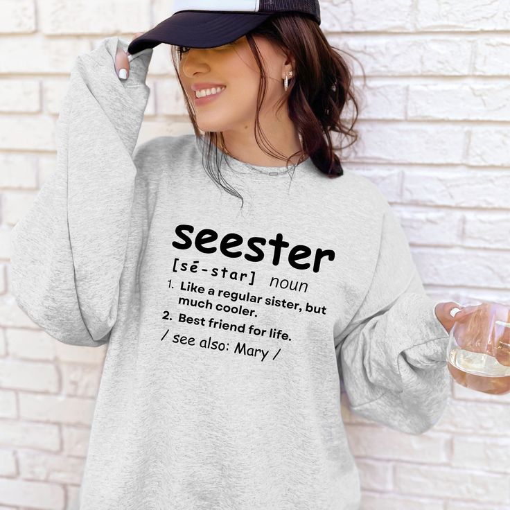 Seester Sweatshirt – For Your Coolest Best Friend